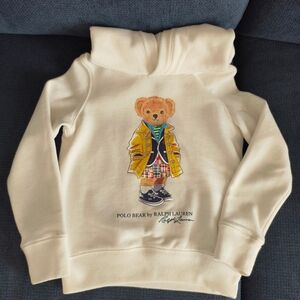 Polo Ralph Lauren Cream hooded Sweatshirt